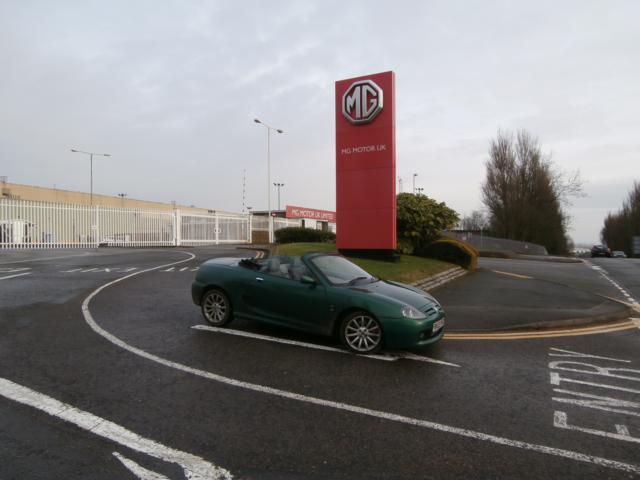 MG TF at Longbridge