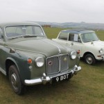 Little 'n' Large - a Rover P4 80 and a Wolseley Hornet