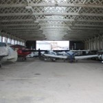 A look inside one of Old Sarum's vintage hangars