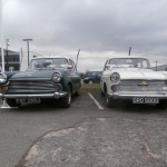 It seems only right on an Austin-Morris day to start off with two identical cars with both brands on the grille